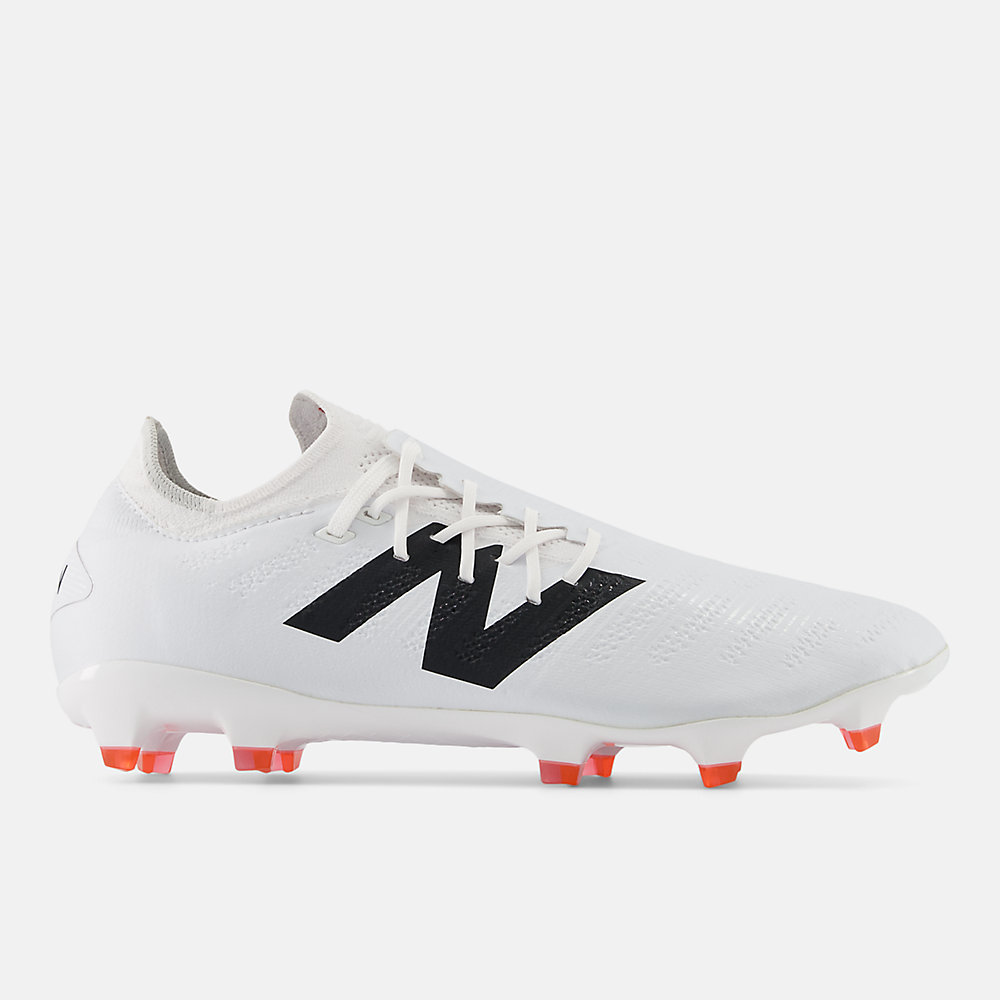 New Balance FURON PRO FG V7+ Shoes White with Black and True Red